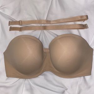 Cacique Multi-Way Boost Strapless Bra - size 34DD